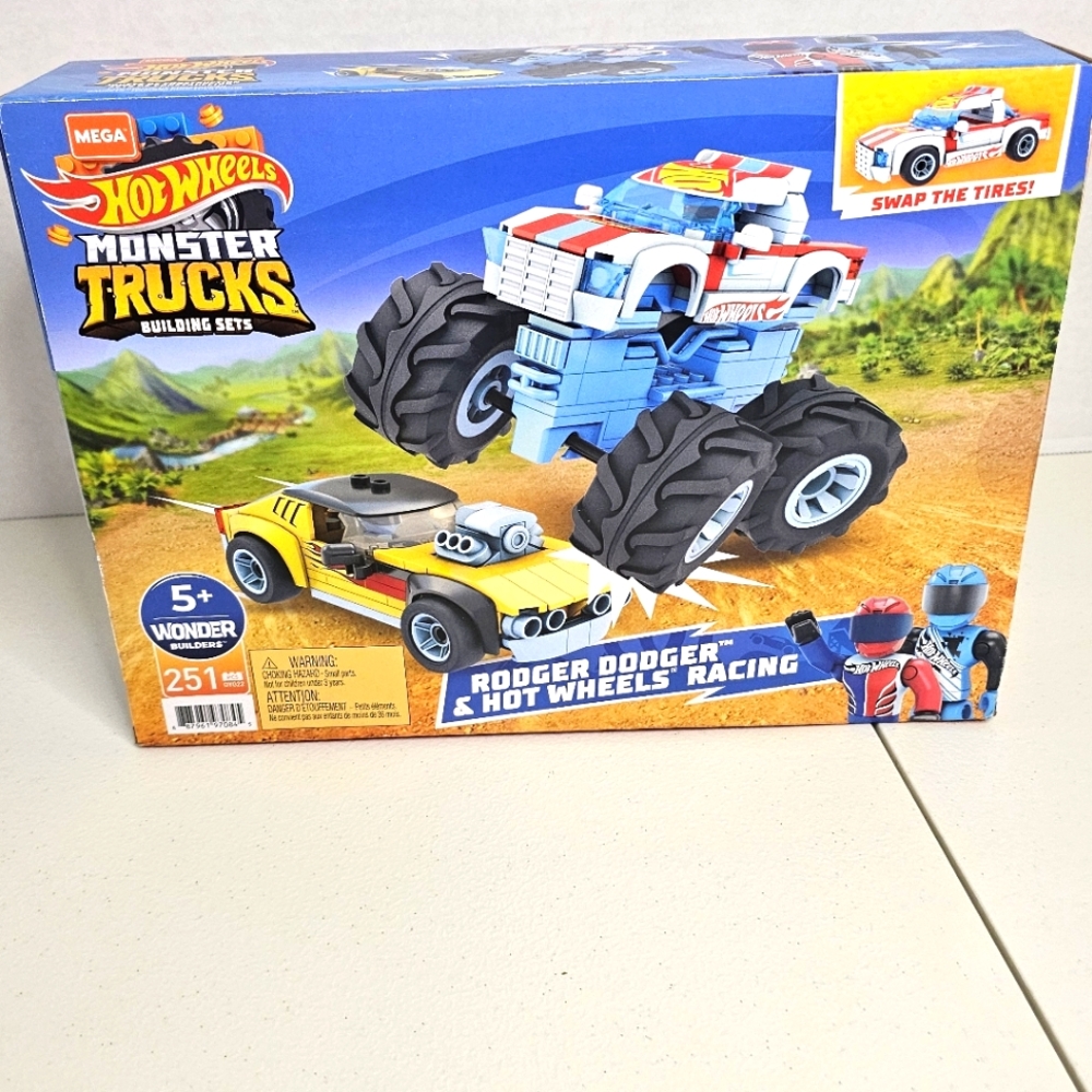 Mega Hot Wheels Monster Trucks Building Sets